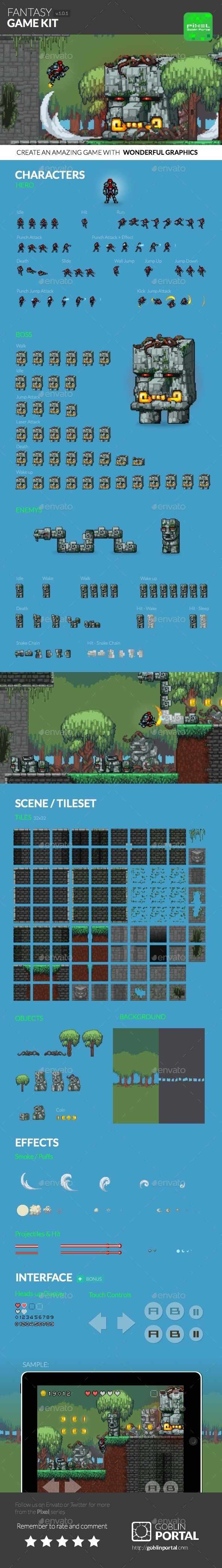 Pixel Fantasy Sidescroller image