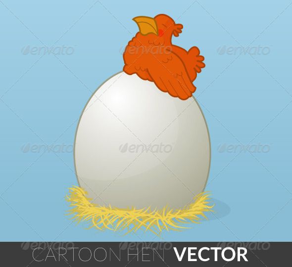 Cartoon Hen image