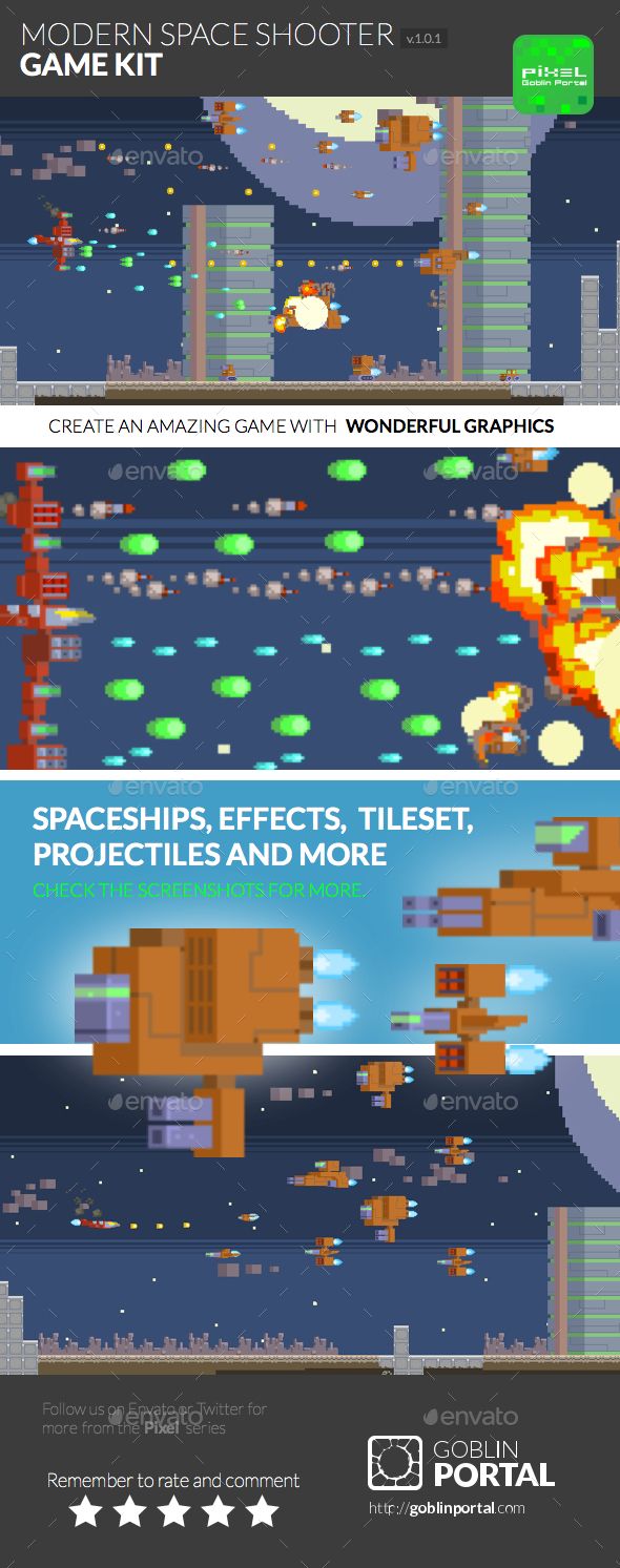 Modern Spaceship Shooter